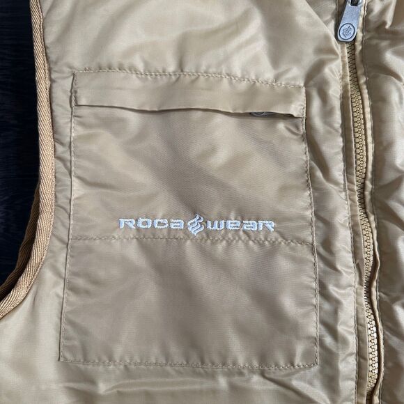 Vintage Rocawear Puffer Vest Sleeveless Full Zip Pockets Logo Men's Small - Picture 3 of 7
